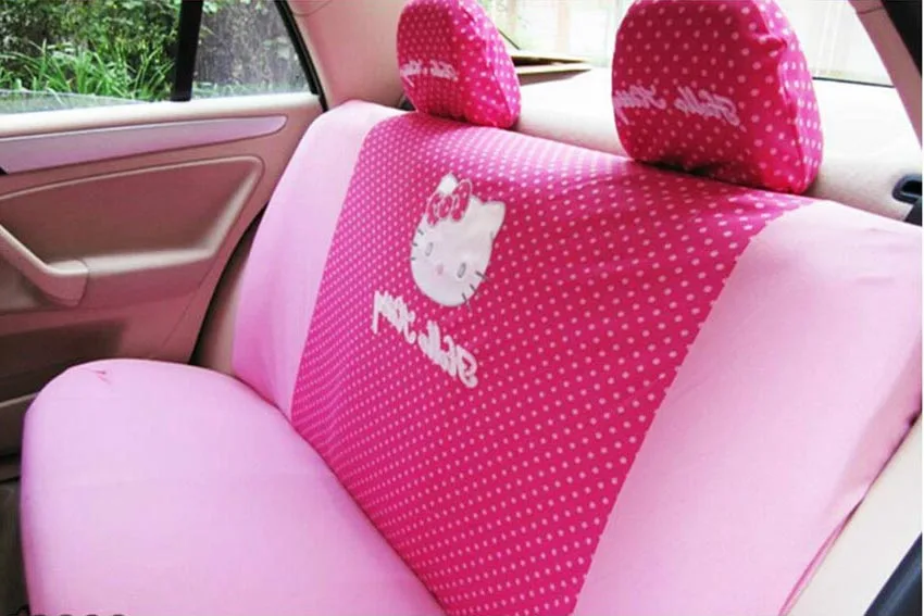 Universal Cartoon Hello Kitty Car Seat Covers Hello Kitty Interior