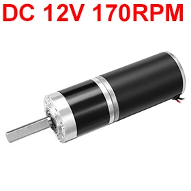 

Uxcell High Quality 1PCS DC 12V 170RPM Planetary Motor w Carbon Brush Gearbox Speed Reducer 36mm Diameter DIY Great Replacement