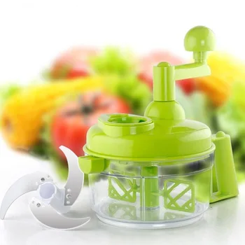 

Manual food processor Multi-function food processor household meat grinder vegetable crusher mixer 3