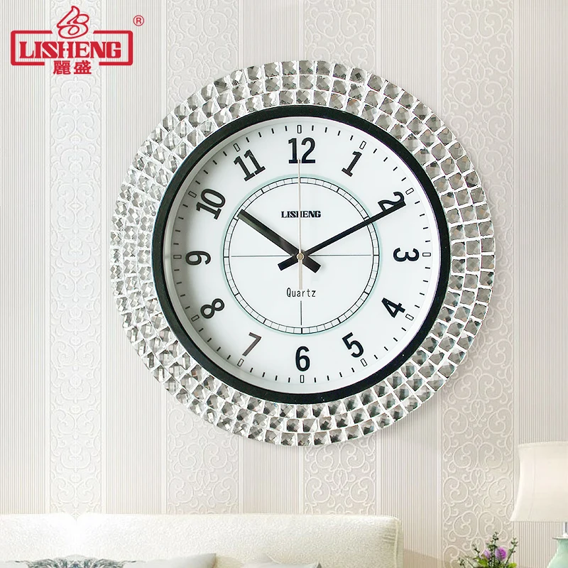 Round Marble Minimalist Wall Clock