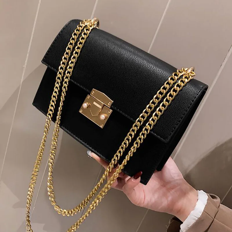 

Brand Designer Small Square Bags Chain Crossbody Messenger Bags Clutch Bags Pu Leather Shoulder Bag Luxury Evening Purse Bolsa