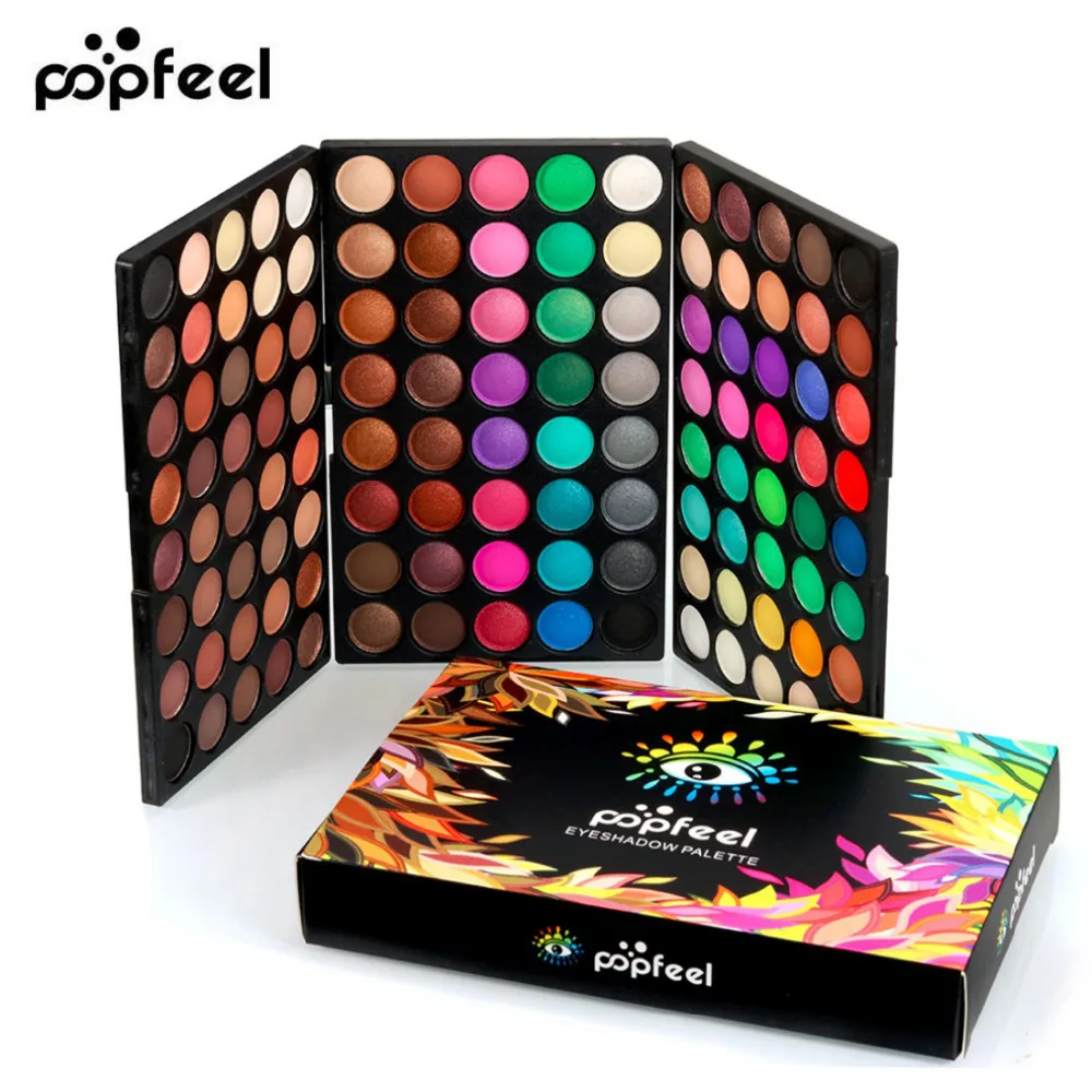 

Professional 120 Colors Eye Shadow Palette Shimmer Matte Makeup Pallete Beauty Popfeel Eyeshadow Set