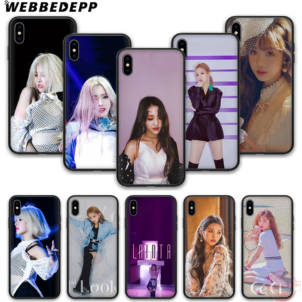 WEBBEDEPP (G)I-DLE K Pop Мягкий силиконовый чехол для телефона iPhone 5 6 7 8 Plus X XS XR Max.11 11peo 11proMax |
