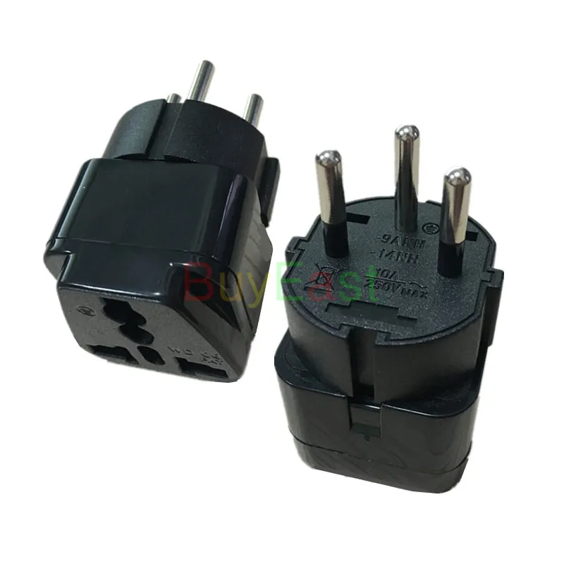 

Free shipping ISRAEL Travel Plug Adapter Universal Outlet Change AU/ US/EU/UK to Israeli 3 Pin Grounded Plug Adaptor 10A 250V