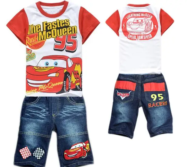 

New children baby boy suit summer children boy fashon purified cotton suit cotta t-shirt +shorts pant trousers 2 piece sets