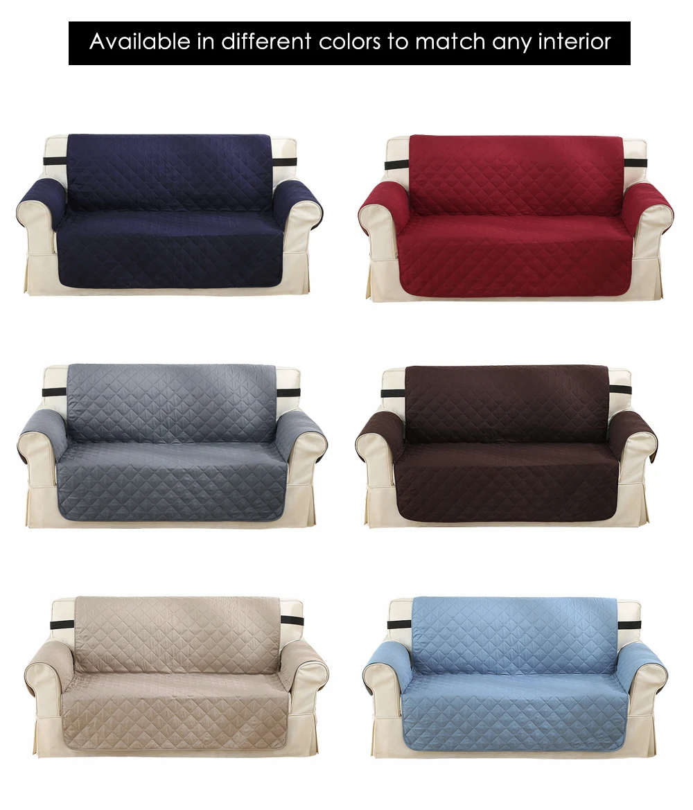 Waterproof Sofa Cover for Cat Dogs Pets Anti-dirty Non-slip Armchair Couch Slipcover Mat Loveseat Sofa Towel