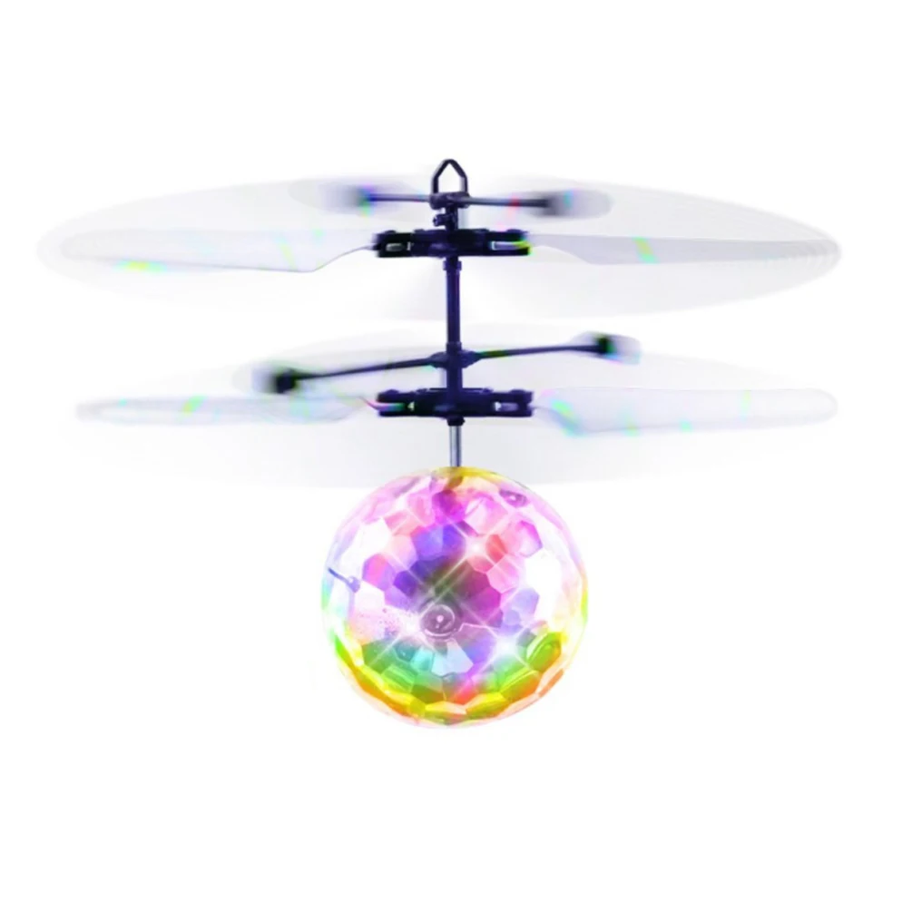 LEDGLE 1W LED Flying Ball Infrared Induction Flying Helicopter Balls