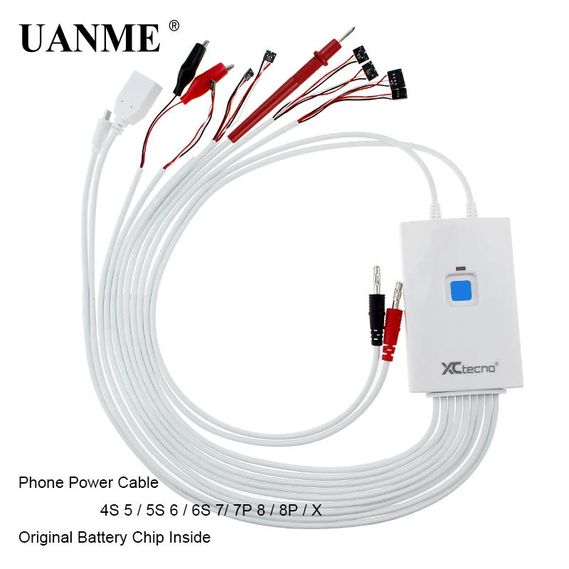 UANME Professional DC Power Supply Phone Current Test Cable For iPhone 4S/5G/5S/5C/6/6s/6p/6sp/7/7p/8/8p/8X Repair Tools UANME Professional DC Power Supply Phone Current Test Cable For iPhone 4S/5G/5S/5C/6/6s/6p/6sp/7/7p/8/8p/8X Repair Tools
