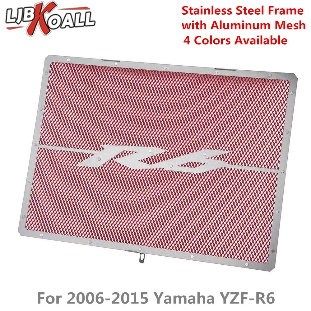 Радиатор мотоцикла решетка кожух крышки протектор для Yamaha YZF R6 2006 2007 2008 2009 2010 2011 2012 2013 Красный