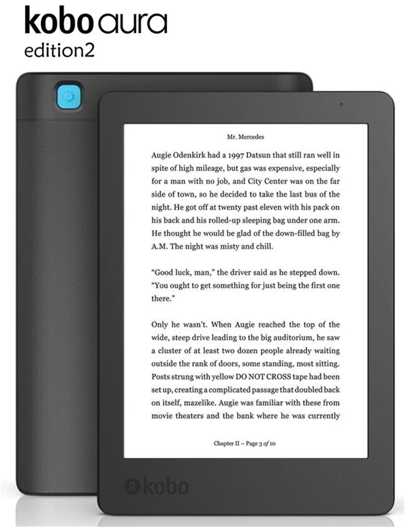 

eReader 6 inch Kobo Aura edition 2 Carta e-ink touch screen eBook libros 1024x768 WiFi 4GB e-books Reader