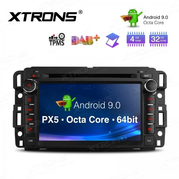 Best XTRONS 7" Android 9.0 Octa Core Car DVD Radio Player GPS OBD for Chevrolet Tahoe Impala for BUICK Enclave for GMC for HUMMER 2