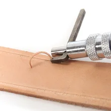 Высокое качество Твердые регулируемые для профессионального шитья грувер и сгибание кромок скошенный кожевенный набор для шитья сгибов кожаный инструмент для рукоделия