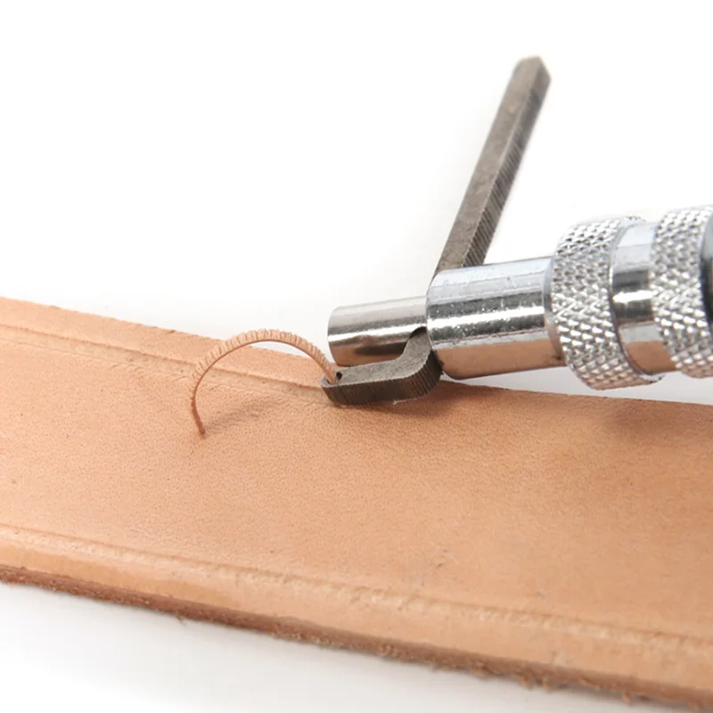 High Quality Solid Adjustable Pro Stitching Groover and Creasing Edge Beveler Leathercraft Sets To
