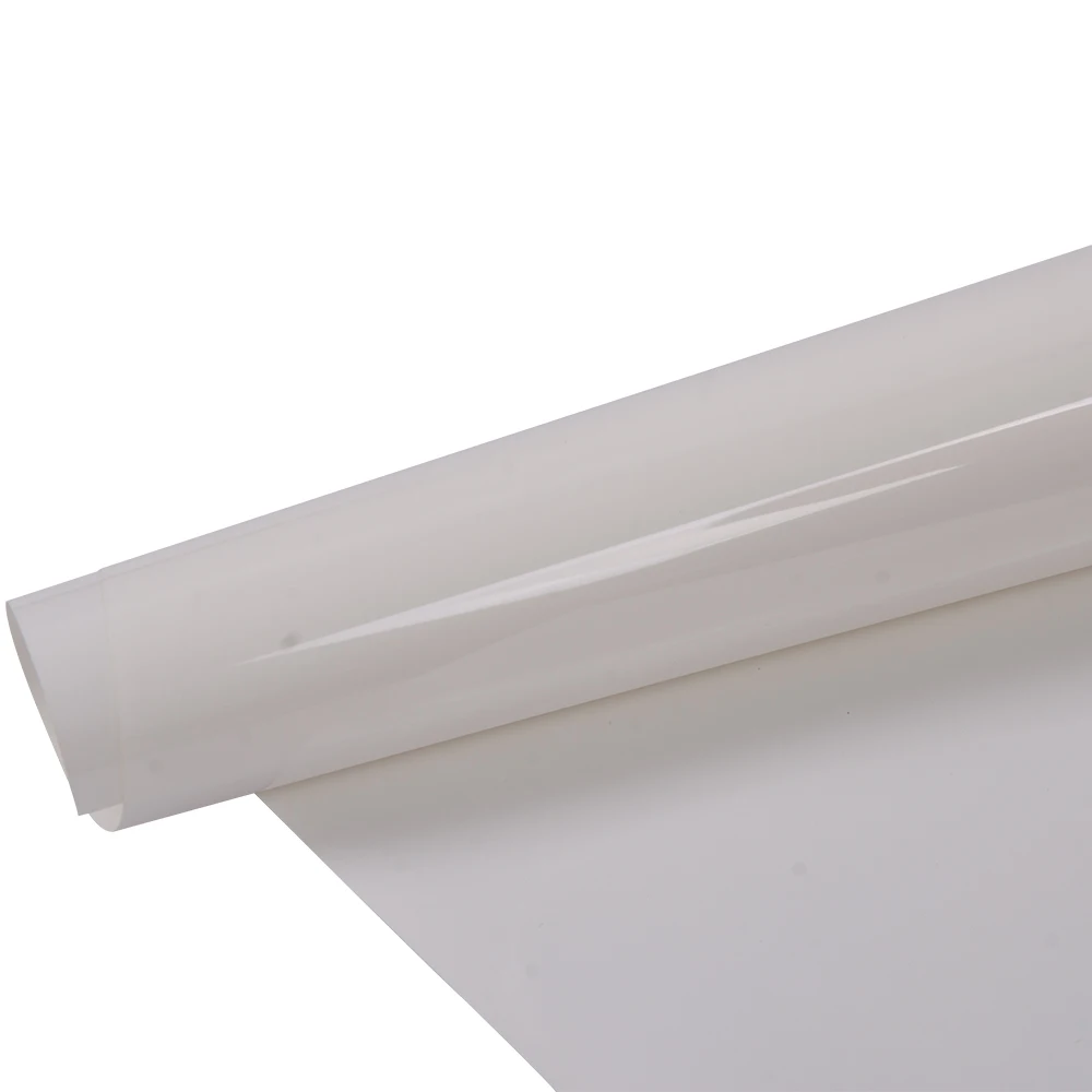 0.3X5m White PU Iron on Vinyl Heat transfer HTV for T