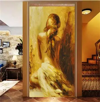 

3D wallpaper custom mural beauty non-woven wallpaper Oil painting women figure beautiful porch wallpaper