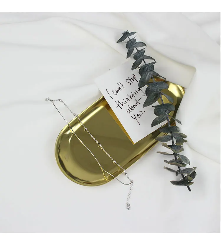F.I.N.S, Серебро S925 пробы, минималистичный браслет из бисера и змеиной цепи, двухслойный браслет, женские серебряные браслеты на руку для женщин