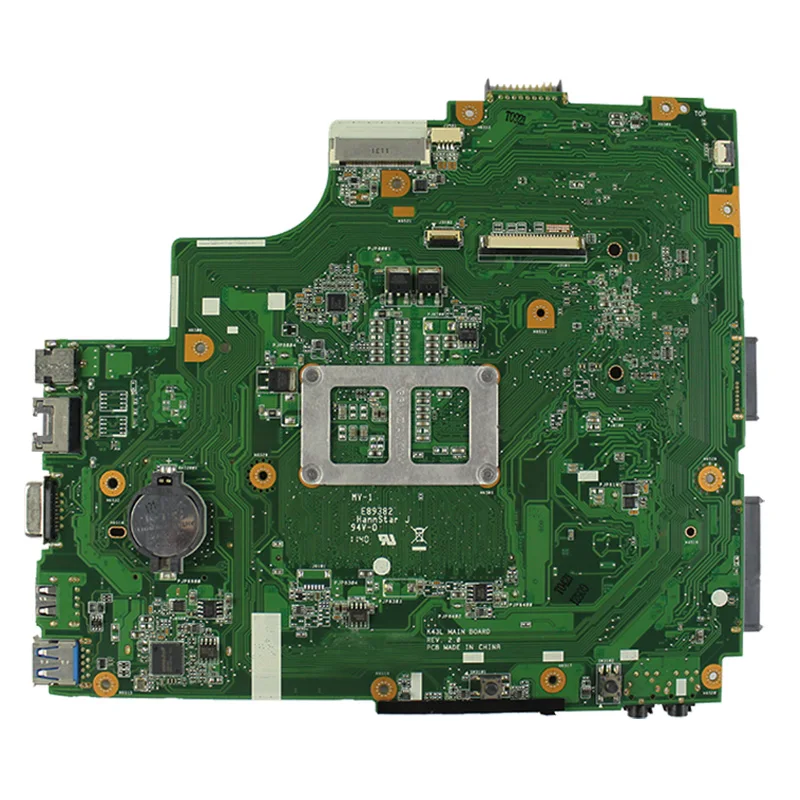 K43L اللوحة القس: 3.1 HM65 ل ASUS X44H X84H K84L K43L K43LY اللوحة المحمول K43L اللوحة K43L اللوحة اختبار 100% موافق