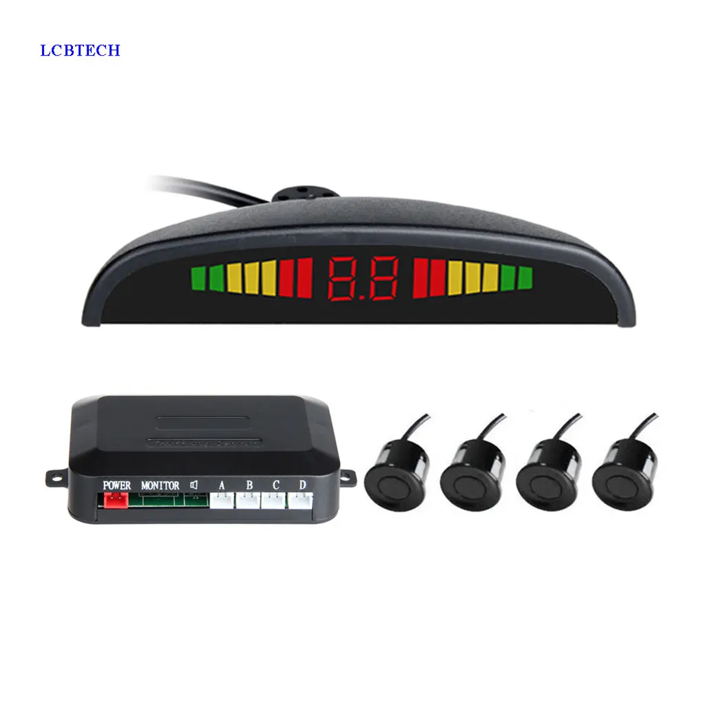 Automotive Parking Sensor Reversing Radar Kit Security Assist System 4