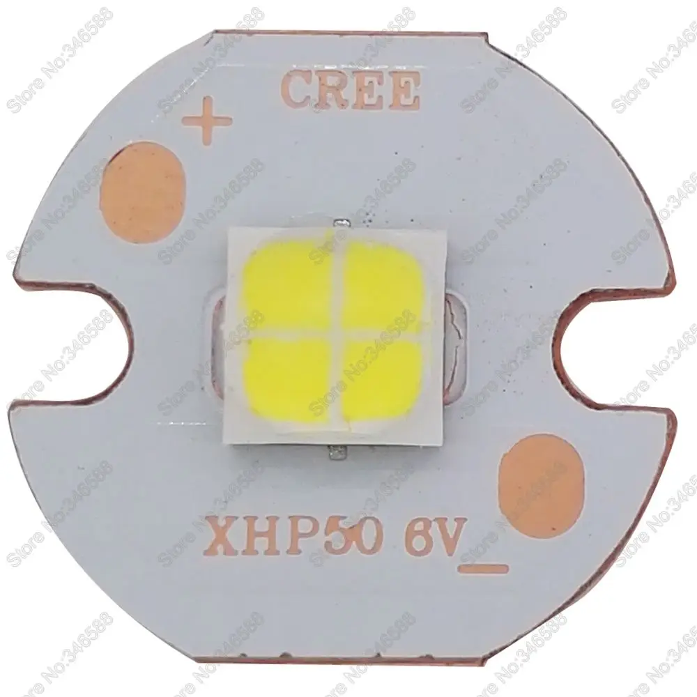 CREE XHP50 XHP-50 холодный белый 6500 к нейтральный белый 5000 К теплый белый 3000 К светодиодный излучатель диод 6 в 12 В на 16 мм 20 мм Cooper PCB