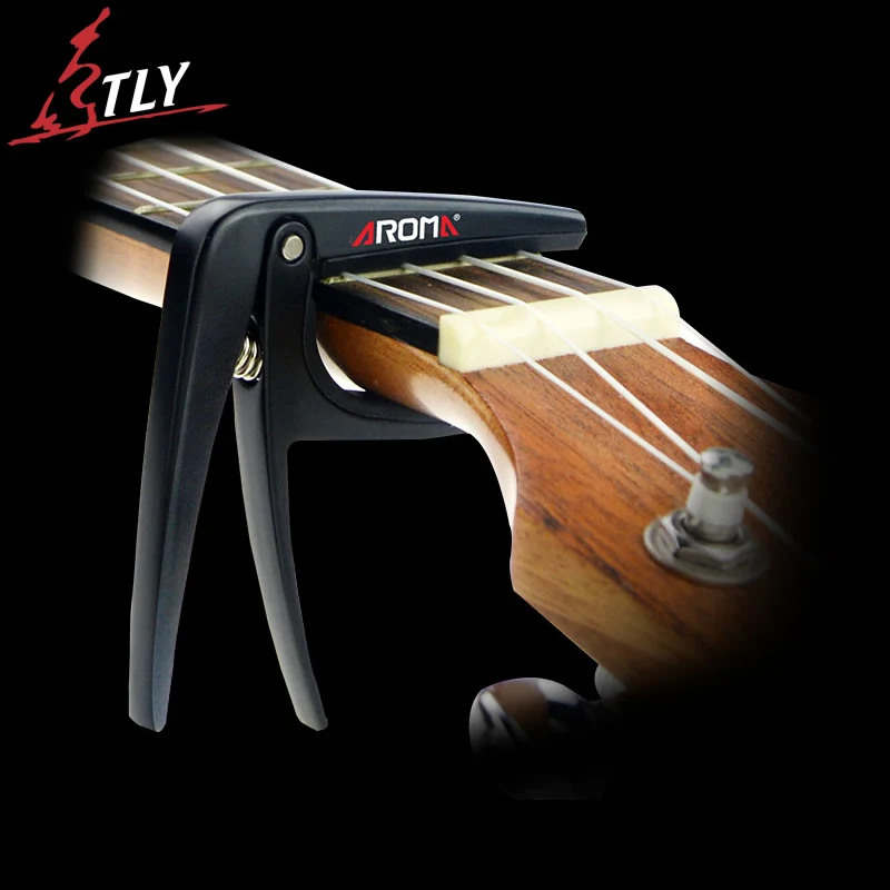 Capotraste de liga de alumínio aroma exclusivo para ukulele e ukelele