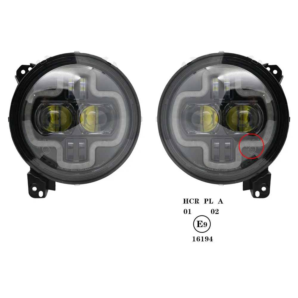 Новые фары с DRL и JL коннектором для Jeep Wrangler JL фары