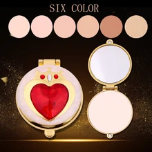 Pro Sailor Moon прессованная Минеральная Пудра Косметика длительное осветление отбеливание контуринг макияж палитра пудры для лица