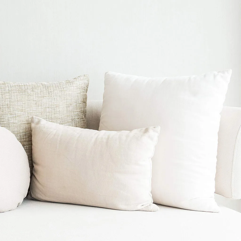 

2-Piece Hypoallergenic Down Substitute Polyester Square Pillow Core 30x50cm Home Decoration 2019 New Accessories Pillow
