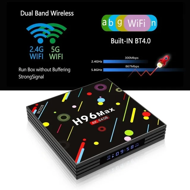 Special Price H96 MAX-H2 4G RAM + 64G ROM Smart TV Box For Android 7.1 RK3328 Quad-core Set-top Box Support H.265 UHD BT True 4K