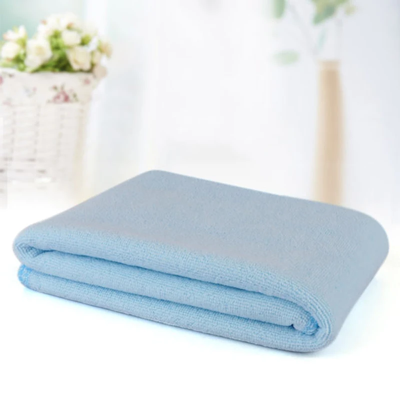 1 шт. полезный большой толстый мягкий 70x140 см абсорбирующий микрофибровое волокно пляжное сушильное полотенце для ванной полотенце для душа - Цвет: B