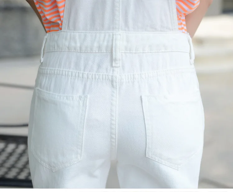 2017 Summer Cave Cowboy Strap Pants Women Nine Pants Loose College Wind students Slim thin pants summer (6)