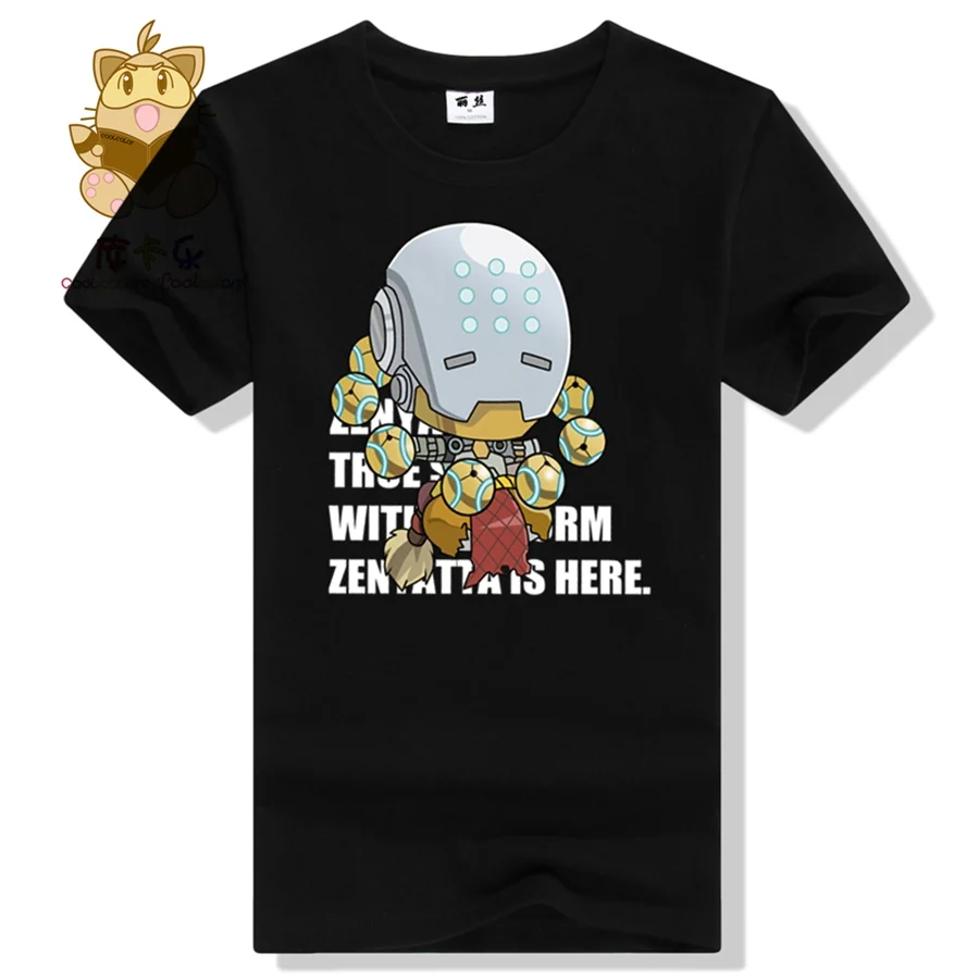 Милая футболка Q version OW женская ZENYATTA милая ac287 | Мужская одежда