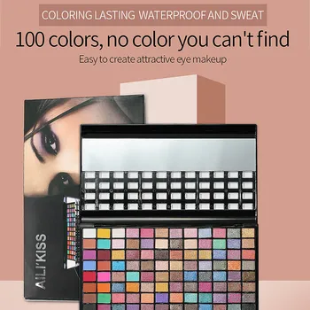 

Dropshipping 100 Colors Eyeshadow Powder Palette Makeup Collection Kit Cosmetics SMJ