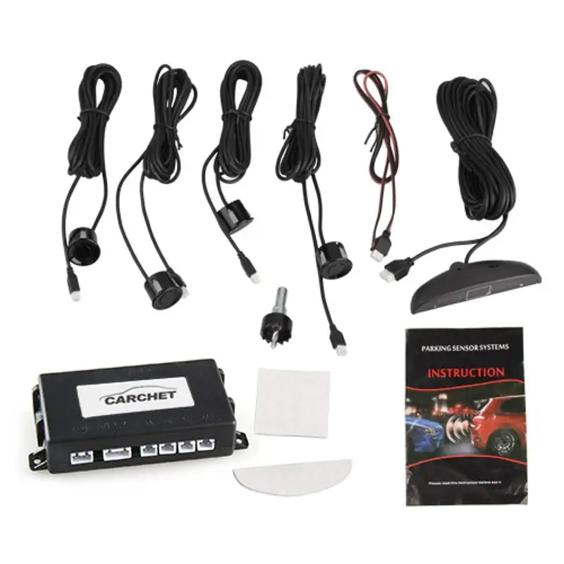 Car LED 4 Sensor Parking Reverse Backup Reversing Radar Radar Detectors Car Electronic Car LED 4 Sensor Parking Reverse Backup Reversing Radar Radar Detectors Car Electronic