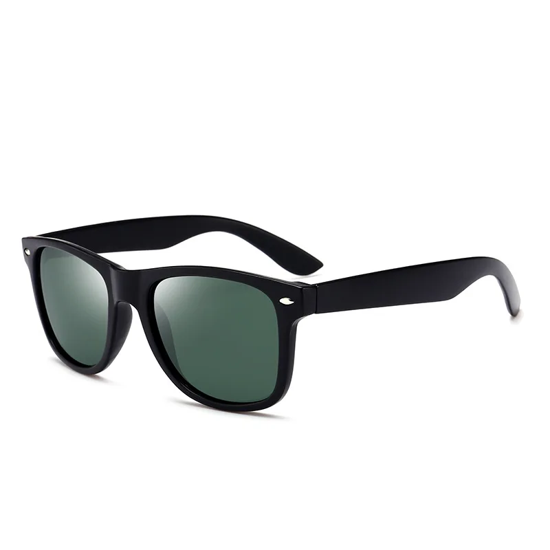 RBROVO для вождения поляризованные солнцезащитные очки для мужчин ретро брендовый дизайн очки пластиковые очки люнет De Soleil Femme UV400 - Цвет линз: Black Dark Green