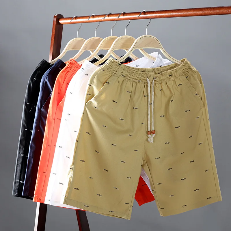 Модные открытые летние шорты Trend досуг свободные эластичный шнурок на талии Рубашки домашние для Для мужчин Размеры M-5XL