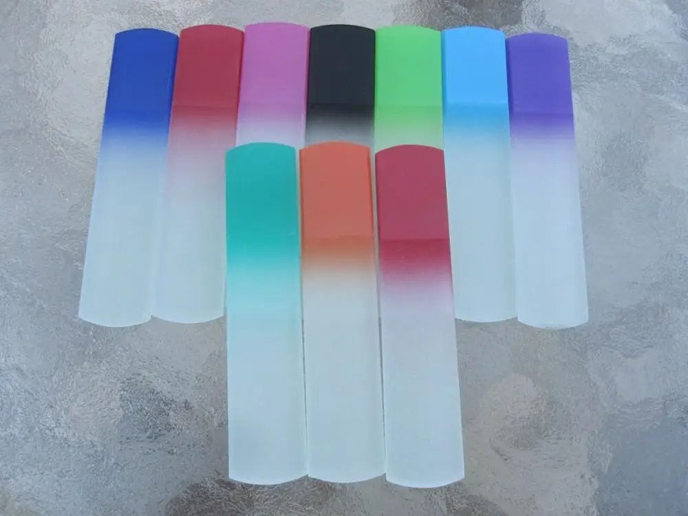 

5 1/4 inch Professional Spa Bar SLAB Foot File Crystal Glass