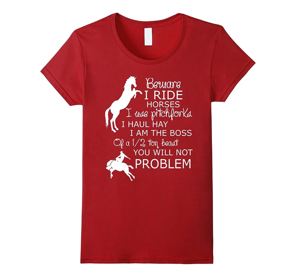 horse rider t shirt