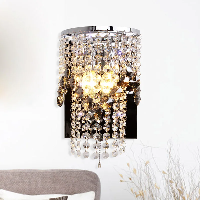 Hanging Wall Lamps online get cheap modern crystals hanging bathroom wall light Hanging Wall Lamps online get cheap modern crystals hanging bathroom wall light