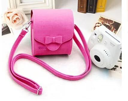 Free Shipping Instax Camera Bag With Bowknot For Fujifilm Free Shipping Instax Camera Bag With Bowknot For Fujifilm Mini 7s 8 25s 50 90