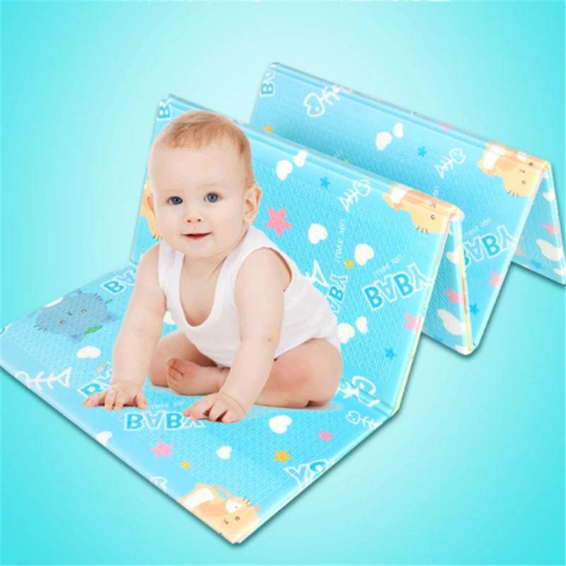

Baby Crawling Mat 2.0*1.5M /2.0*1.8M Thick Double-sided Environmentally Friendly Baby Living Room Home Odorless Folding Splicing