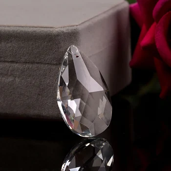 

5pcs/lot Clear K9 Glass Crystal Prisms Pendants Chandeliers Parts Lustres Rainbow Lamp Lighting Hang DIY Home Wedding Decoration