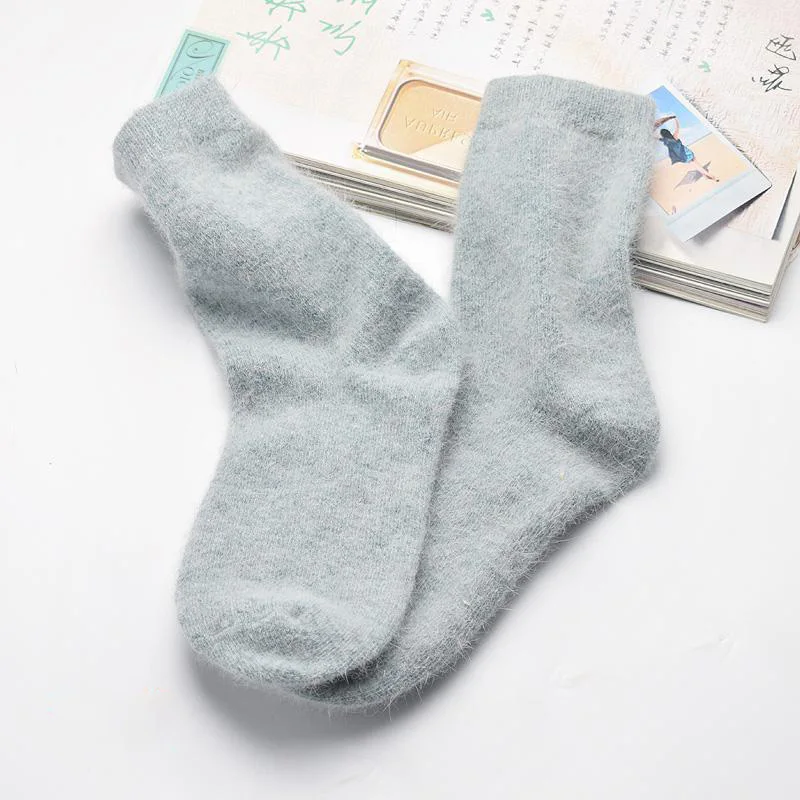 New High Quality Brand Thick Angola Rabbit&Merino Wool Socks Women Winter Socks Warm Socks For Women Female Socks Big Size