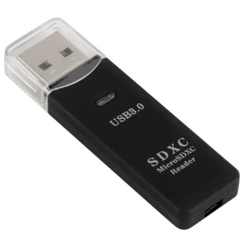 Высокая скорость ПК компьютер USB 3,0 картридер 2 микро-sd SDXC MMC карты TF Memorry считыватель SD карт писатель