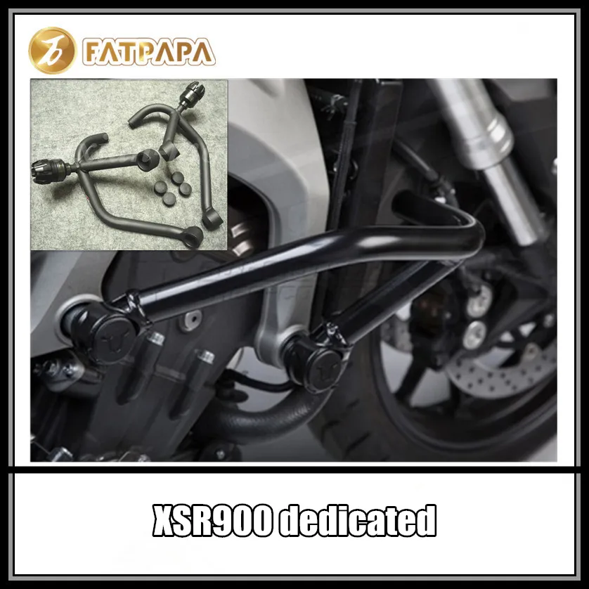 

Motorcycle Engine Stainless Steel Protection Rod Bump For Yamaha XSR900