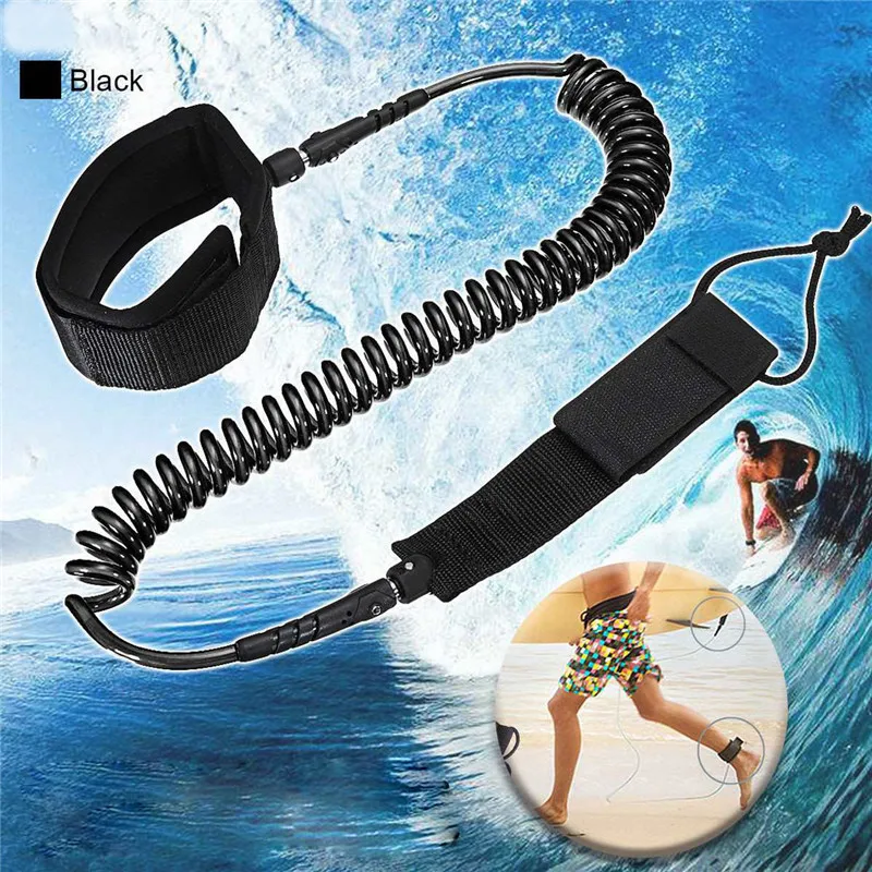 Surfing 6ft/10ft 7mm Surfboard Leash Rope Stand Up Paddle Board Leash