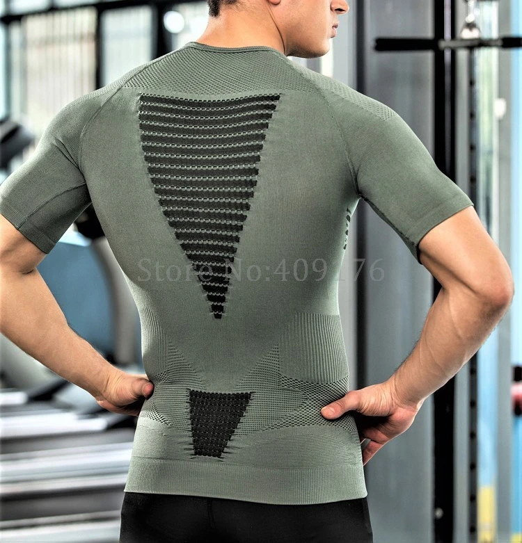  Workout Tops PRAYGER Gynecomastia Body Shaper Men Chest Binder Corset Slim Lift T Shirt Beer Belly 