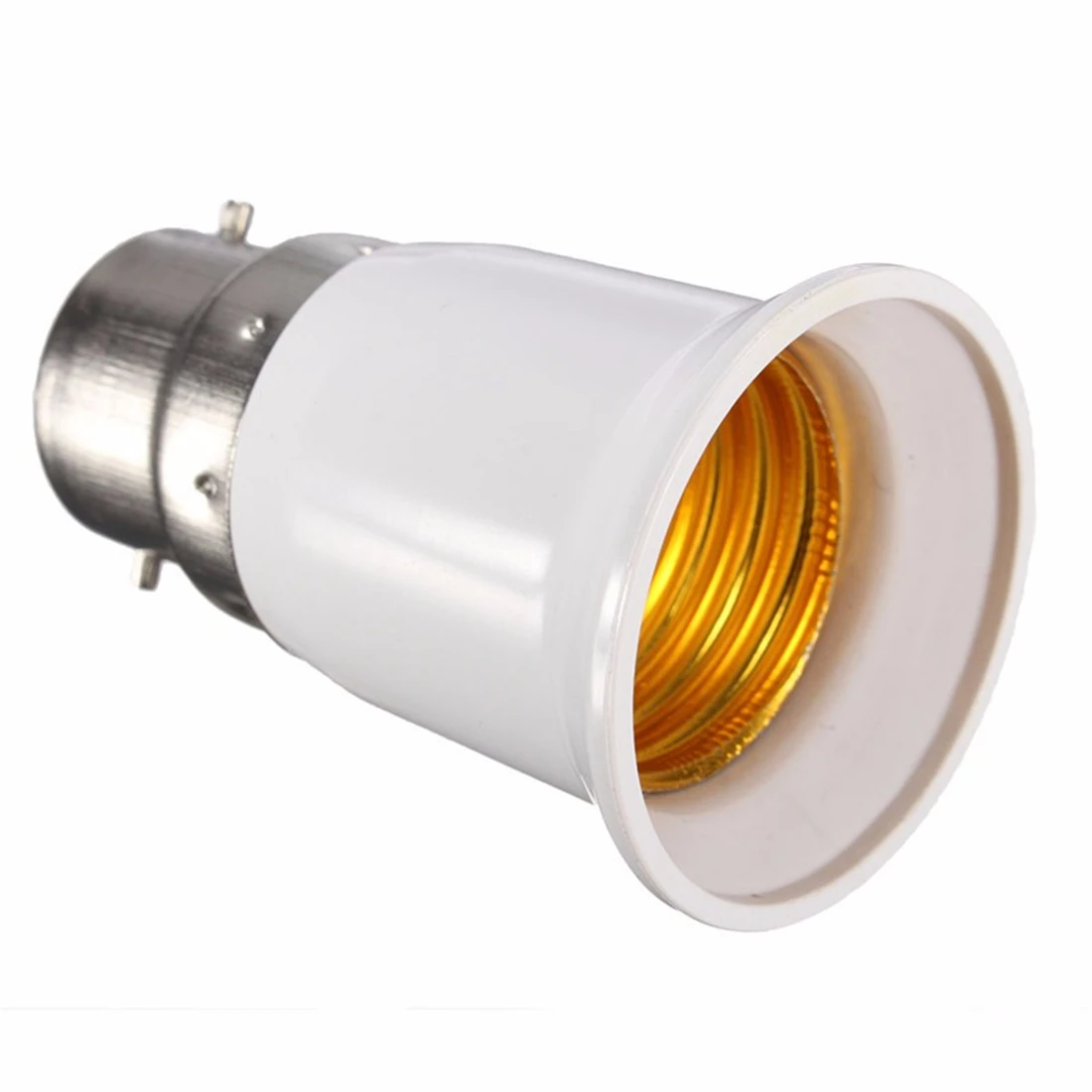 

Jiguoor B22 to E27 Base LED Light Lamp Bulb Fireproof Holder Adapter Converter Socket Change