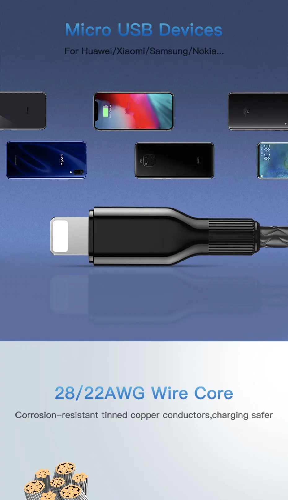 Suntaiho usb type-C кабель для Xiaomi Redmi Note 7 USB C кабель для samsung S9 провод для быстрого заряда USB-C шнур для зарядки мобильного телефона