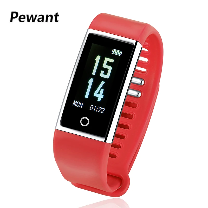 

Pewant IP67 Bluetooth Smart Bracelet Heart Rate Monitor Blood Pressure Smart Watch Fitness Activity Tracker For Samsung Gear 3