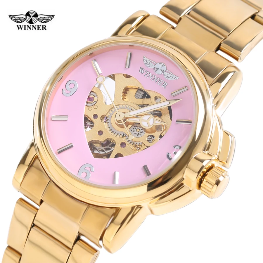 Hot Sell 2016 Automatic Watch font b Women b font Winner Brand Watch Fashion Luxury Brand